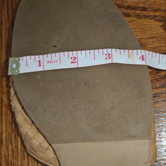 Everlane The City Sandles Size 10.5 Leather Beige Slip On Mules - Picture 11 of 12